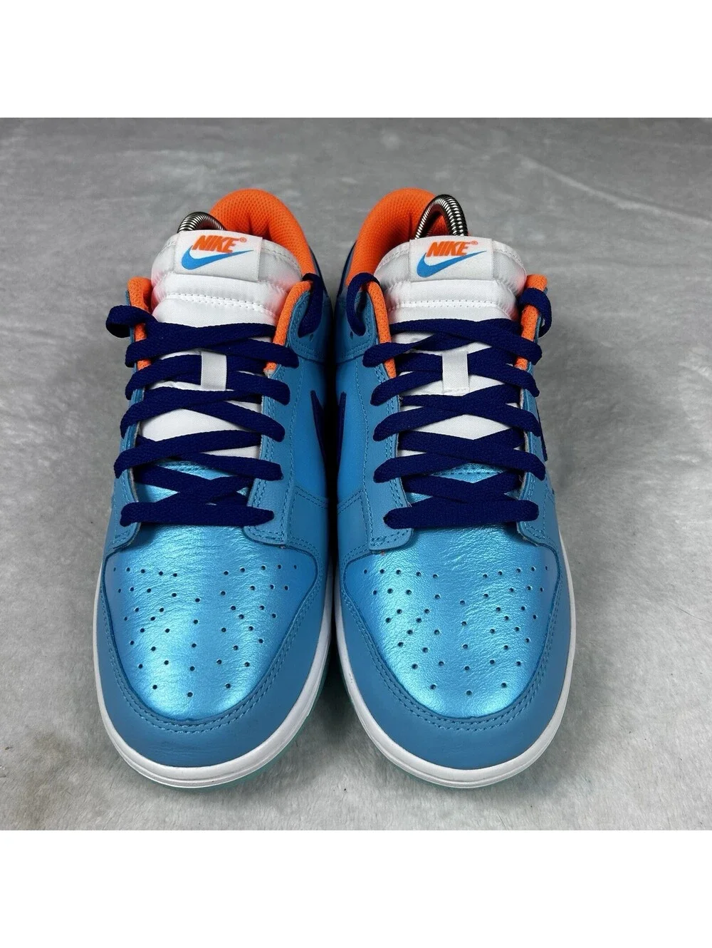 Nike Dunk Low SE Baltic Blue Total Orange Shoes Men's Size 9 HQ1538-416 New